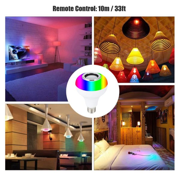 Smart Led Bulb with bluetooth Remote and Mobile Control